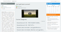 Desktop Screenshot of deutsch-online.it