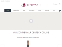 Tablet Screenshot of deutsch-online.at