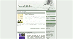 Desktop Screenshot of deutsch-online.net